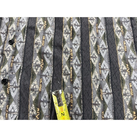 Triumph Motorcycles Shirt Adult Extra Large Gray Stripe Outdoor Casual Men's - Picture 9 of 14